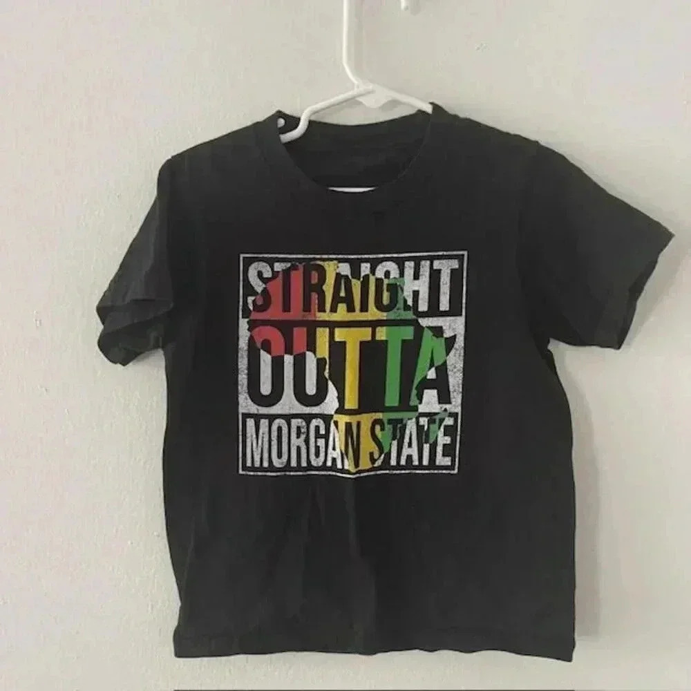 Morgan MD State Vintage 155th Birthday T-Shirt (Youth Size Small) - Black